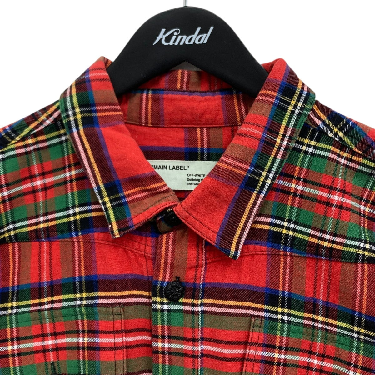 OFFWHITE(オフホワイト) チェックシャツ レッド サイズ M｜【公式