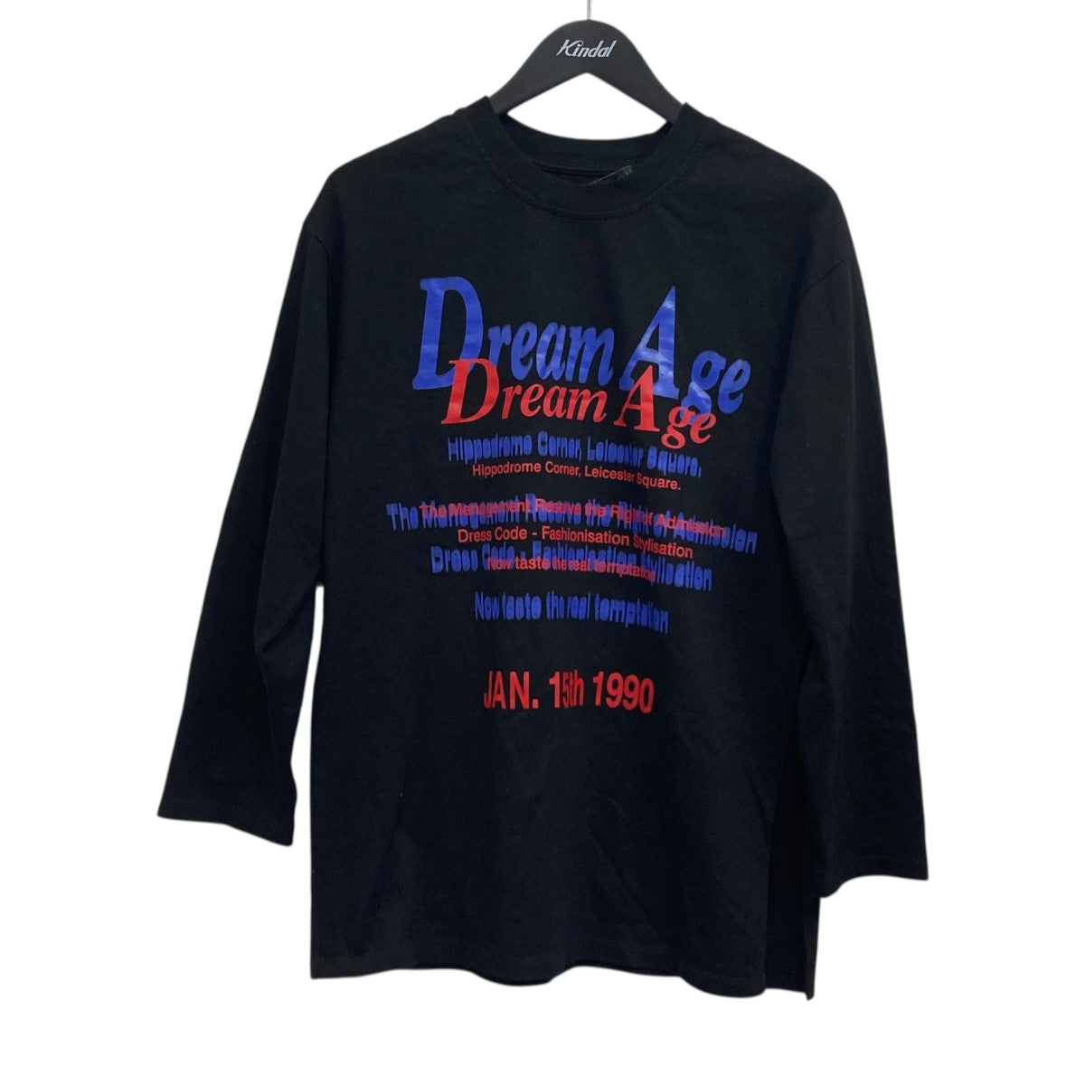 Martine rose Dream Ageスリットプリントカットソー 古着・中古-1枚目のアイテム画像