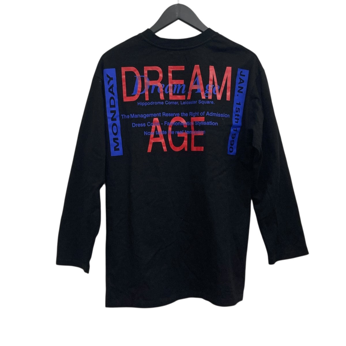 Martine rose Dream Ageスリットプリントカットソー 古着・中古-2枚目のアイテム画像