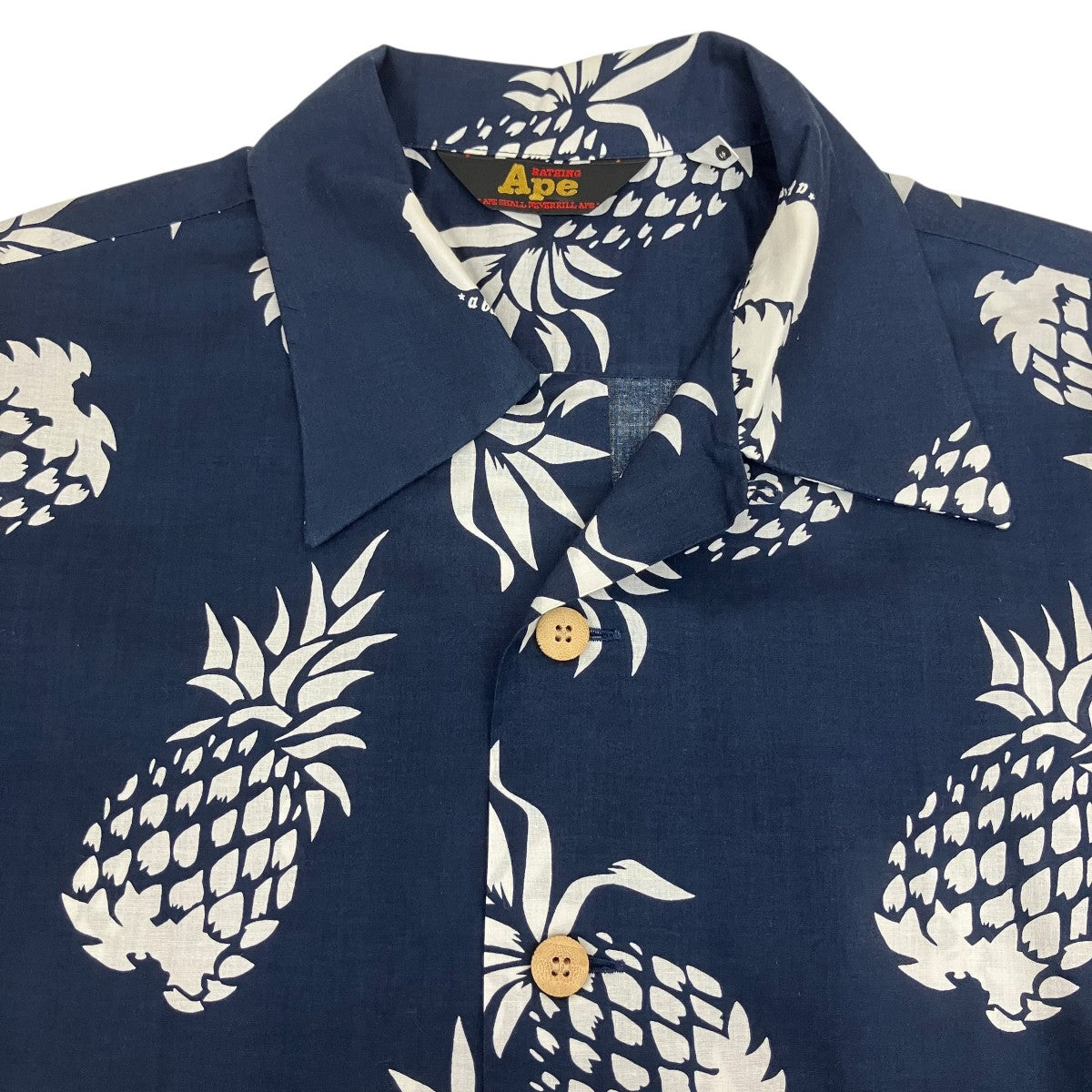 A BATHING APE(アベイシングエイプ) パイナップルアロハシャツ