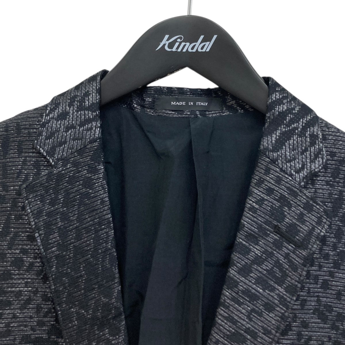 EMPORIO ARMANI(エンポリオアルマーニ) 指紋柄 テーラードジャケット