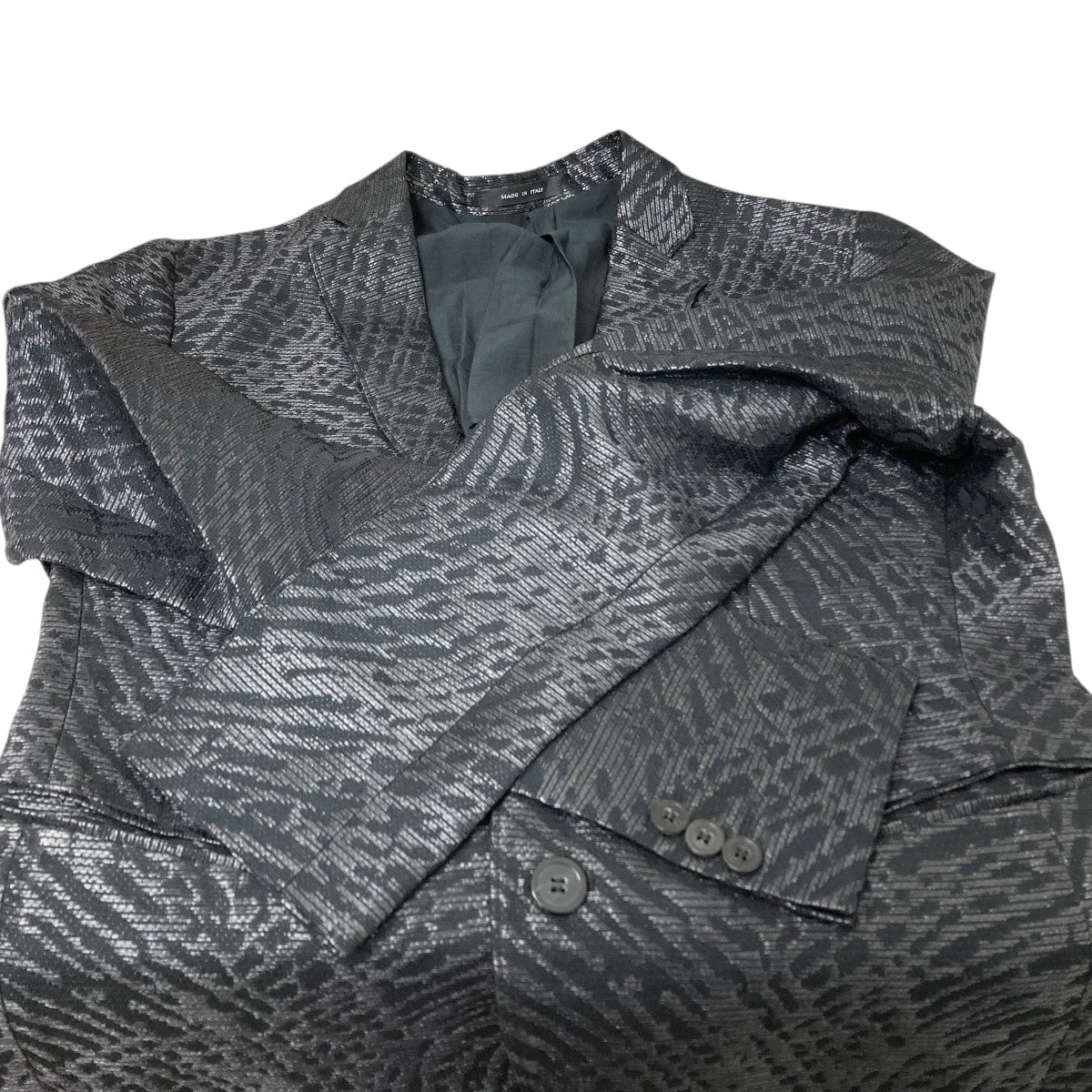 EMPORIO ARMANI(エンポリオアルマーニ) 指紋柄 テーラードジャケット