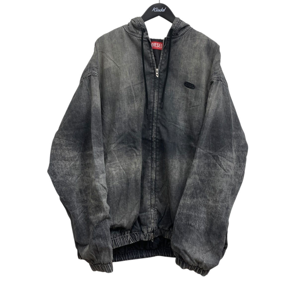 DIESEL D-OFFY-S デニムフーデッドジャケット 古着・中古-1枚目のアイテム画像