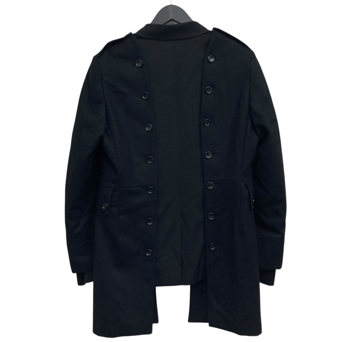 COMME des GARCONS HOMME PLUS ウールギャバジン×ウール／ナイロンフラノ ジャケット 古着・中古-2枚目のアイテム画像