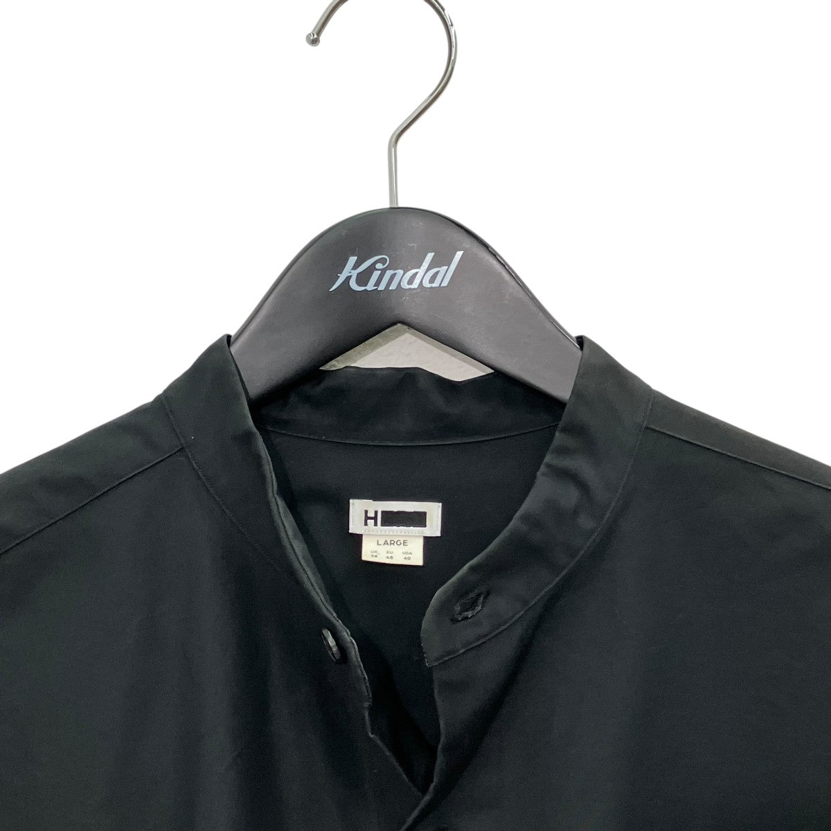 H BEAUTY＆YOUTH TYPEWRTER BAND SLIT SHIRTバンドカラーシャツ1211-250-7715 古着・中古-3枚目のアイテム画像