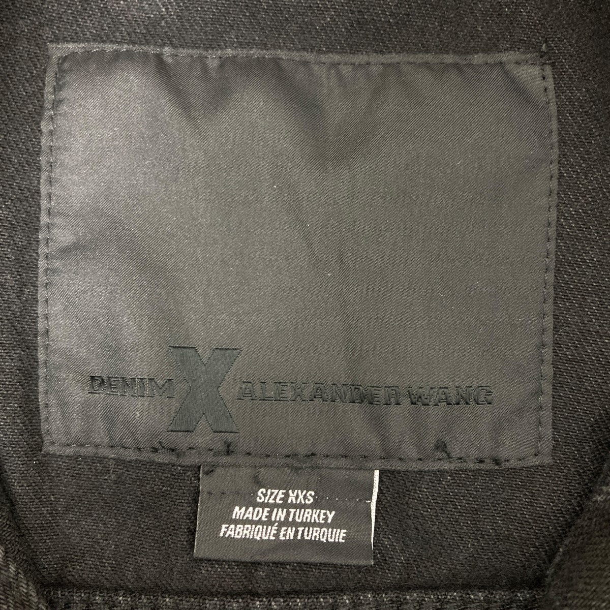 ALEXANDER WANG(アレキサンダーワン) デニムジャケット ブラック
