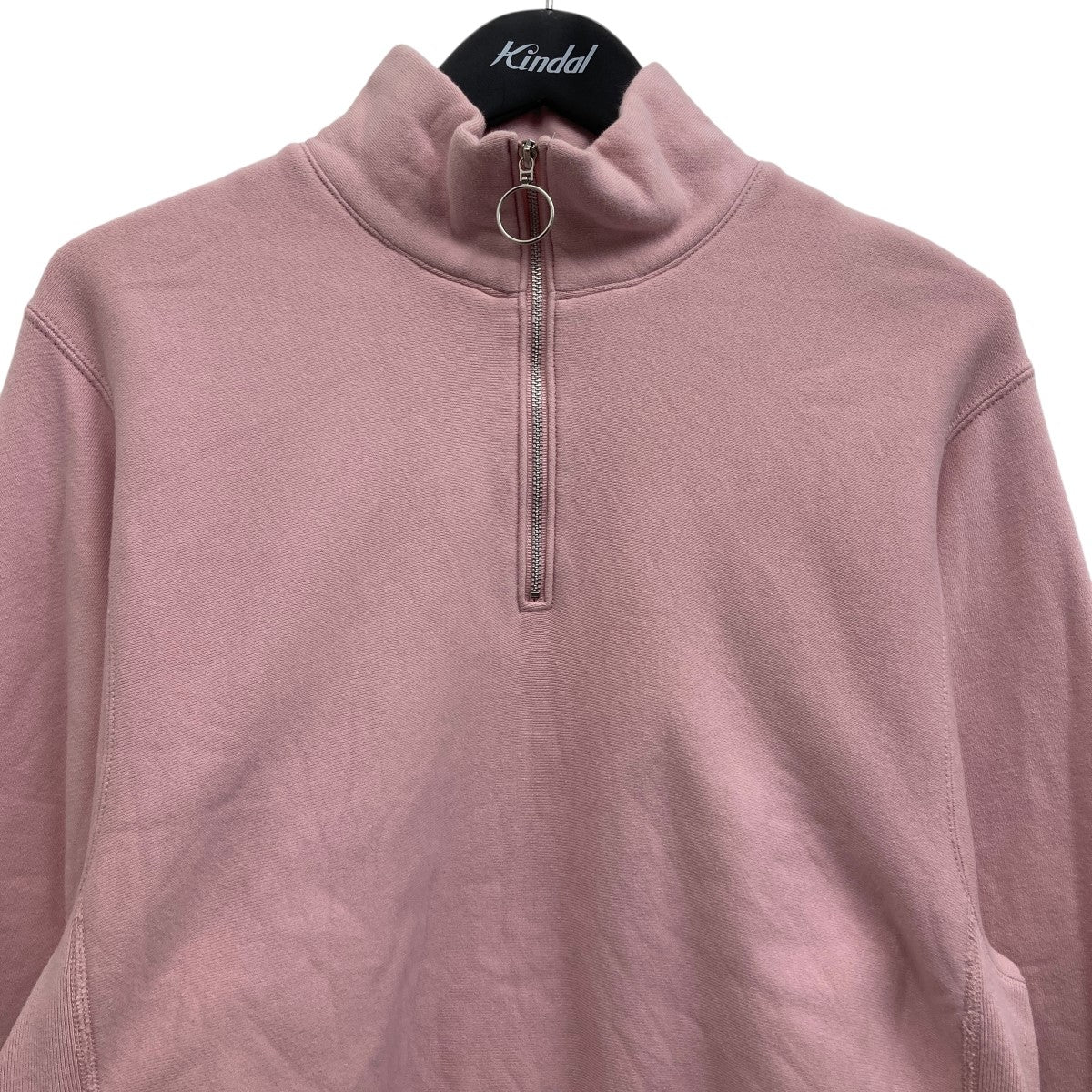 PHEENY(フィーニー) ハーフジップスウェット PS24-CS01 ピンク サイズ