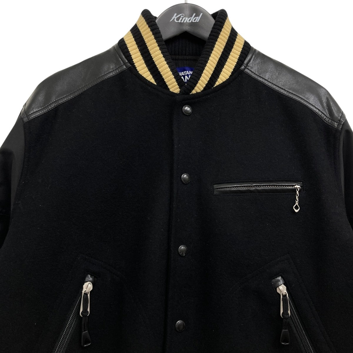 JUNYA WATANABE MAN(ジュンヤワタナベマン) レザー切替スタジャン WL