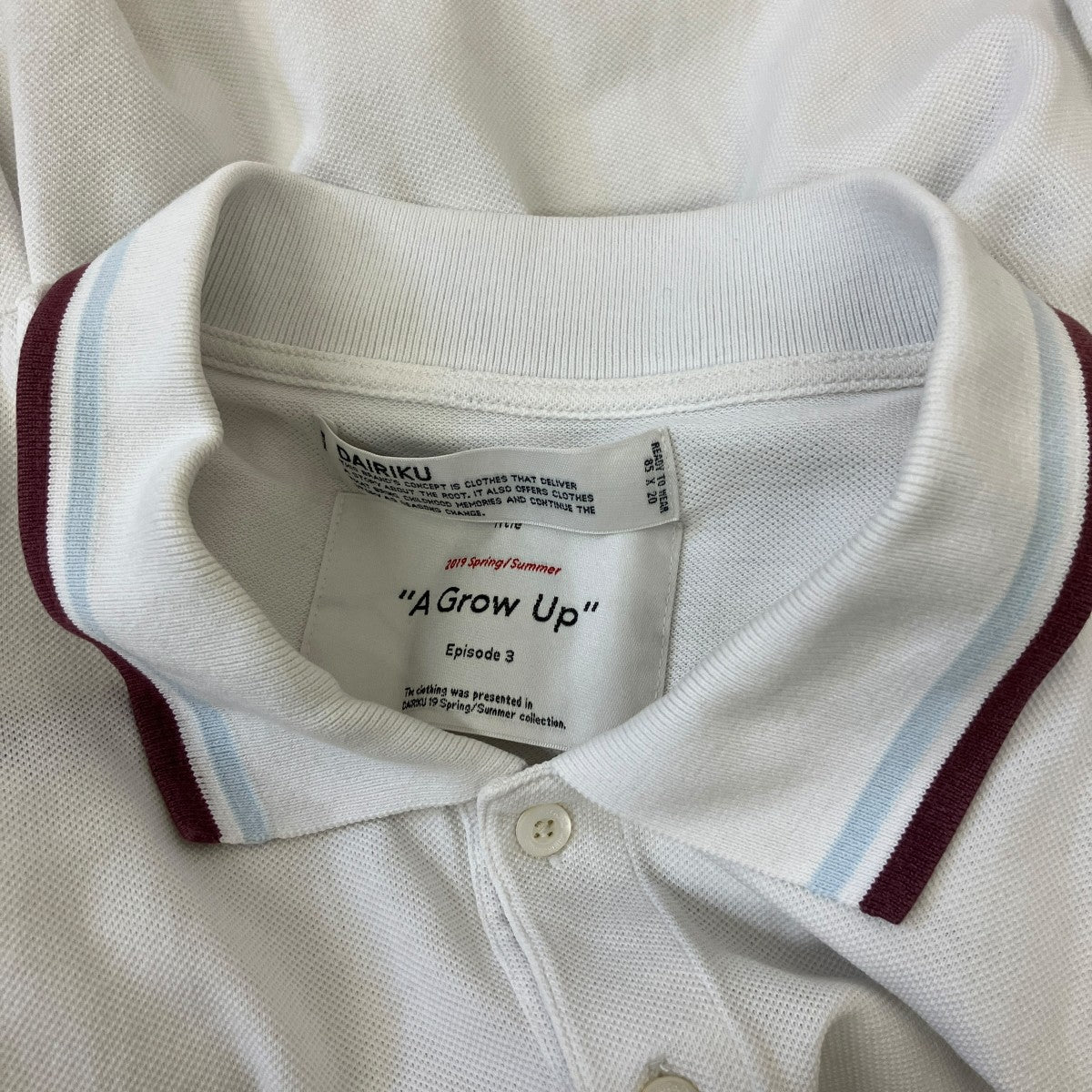 DAIRIKU ポロシャツ19SS C-2 古着・中古-4枚目のアイテム画像