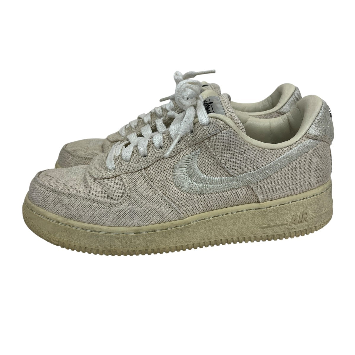 NIKE×stussy Air Force 1 Low Fossil StoneローカットスニーカーCZ9084-200 古着・中古-2枚目のアイテム画像