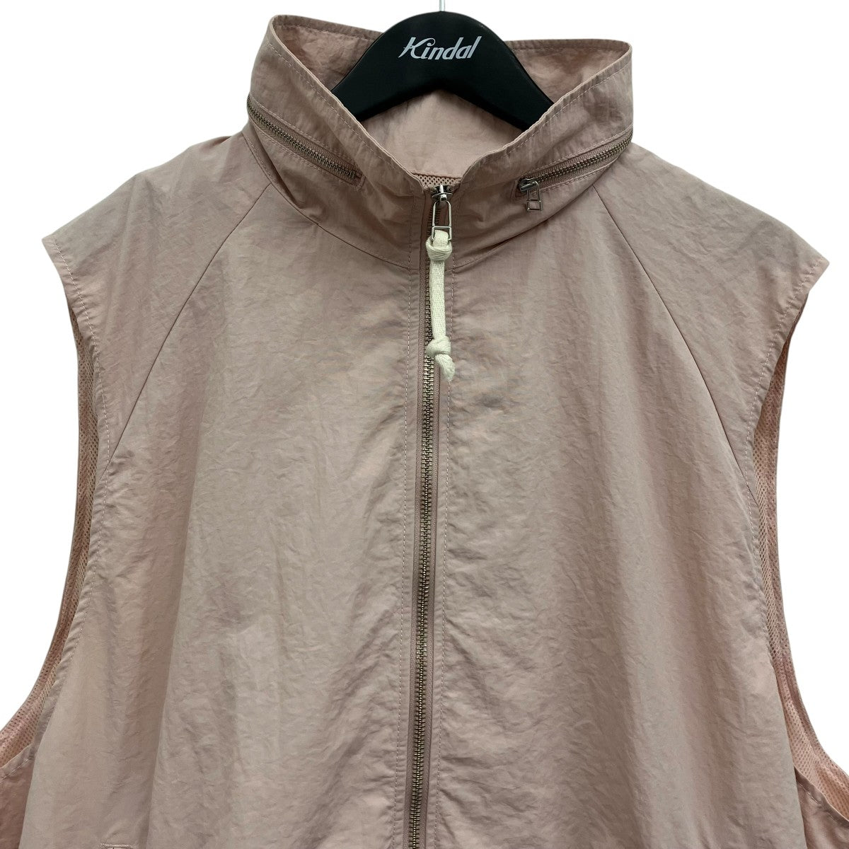 refomed JACKE NYLON VEST -PINK- ナイロンベスト 古着・中古-3枚目のアイテム画像