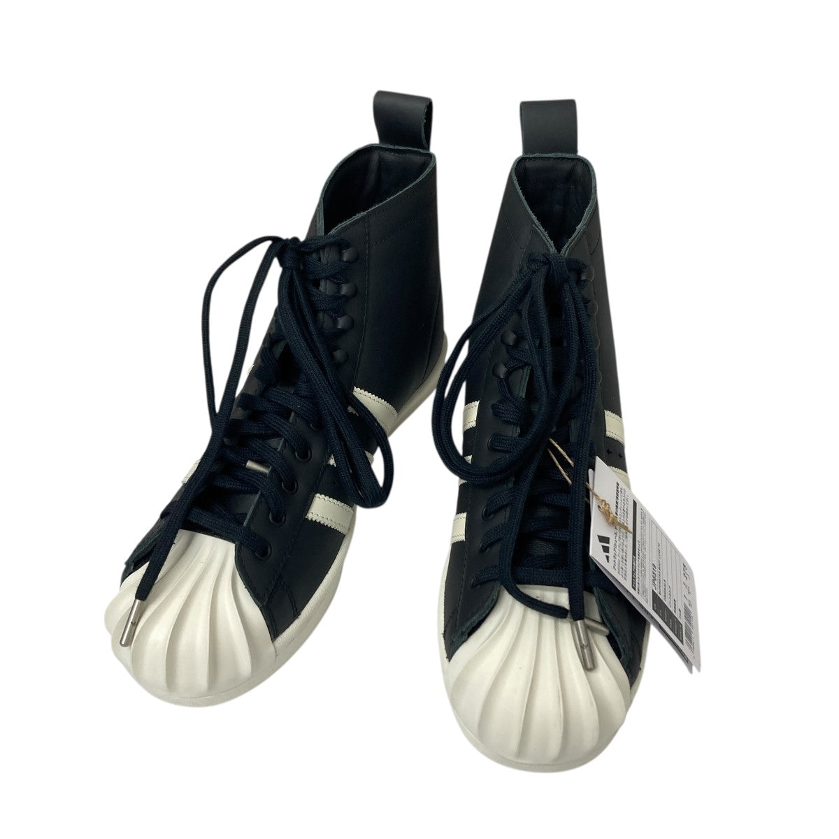 uperstar Boots Luxe Core Black Off White ハイカットスニーカー