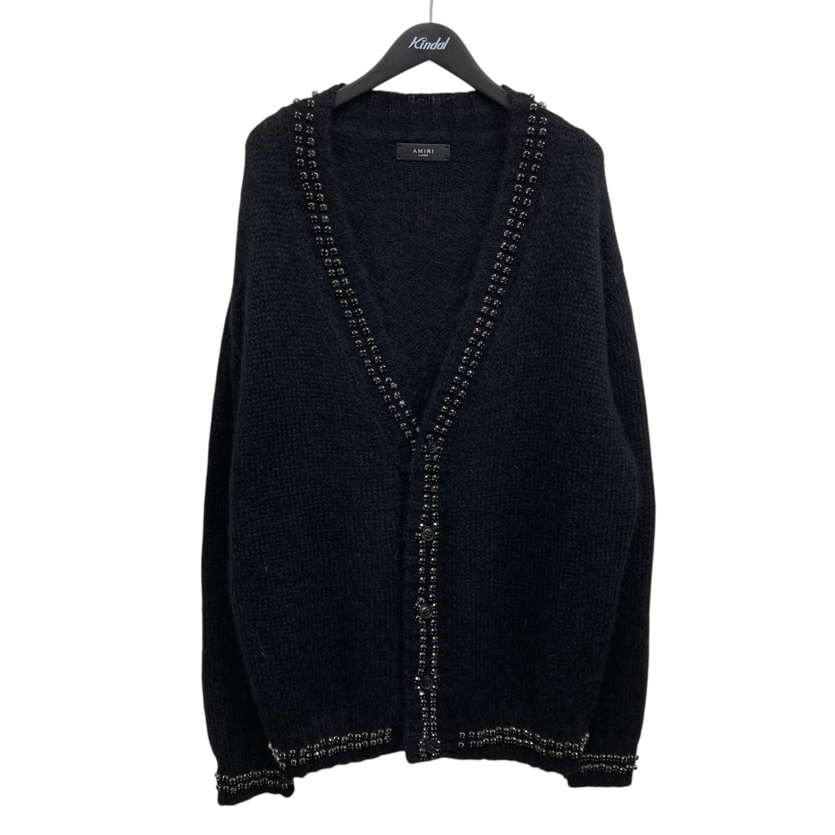 AMIRI(アミリ) ニットカーディガン SR3MK0009SAMKMD ブラック サイズ