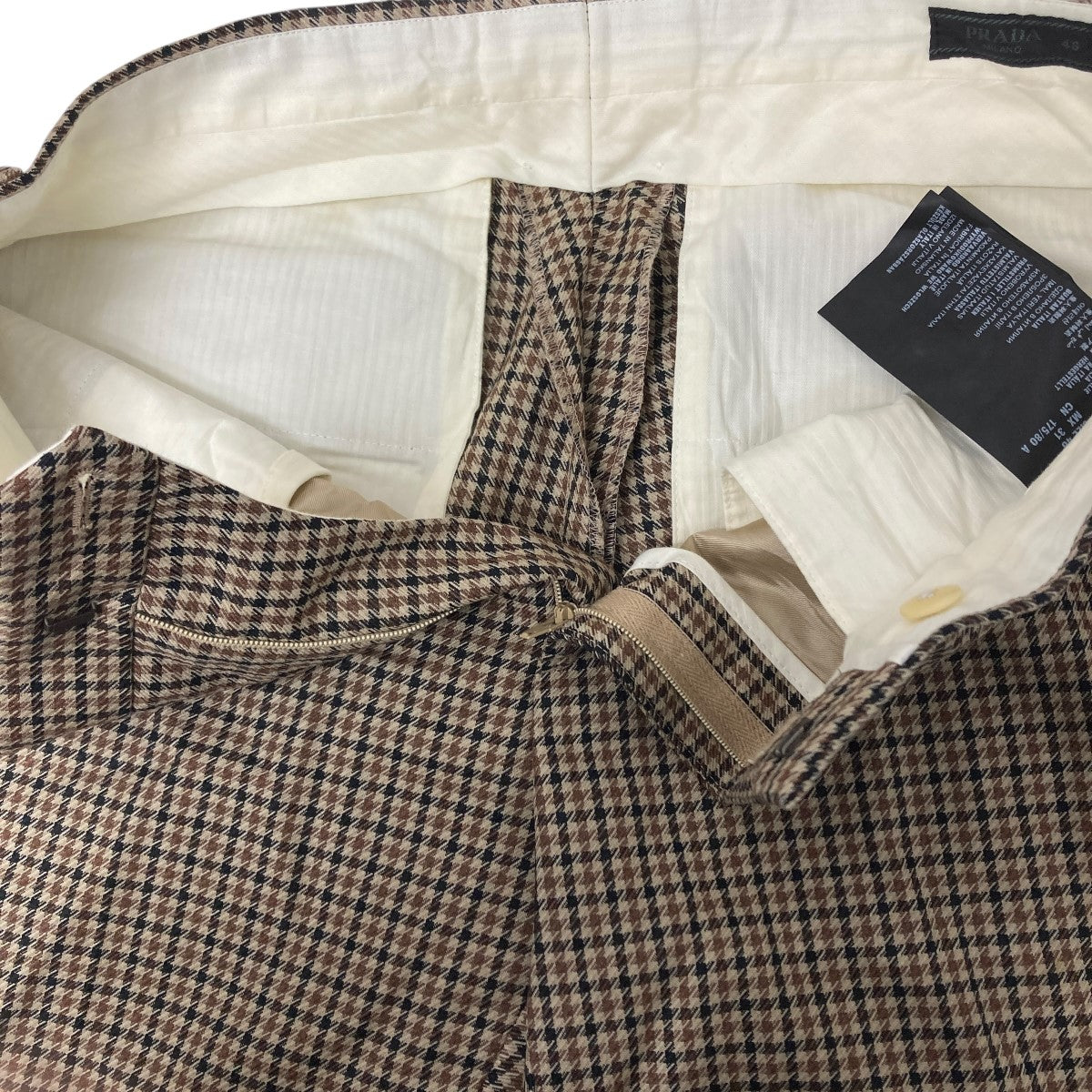 PRADA チェックスラックス 50 PRADA チェックスラックス 50