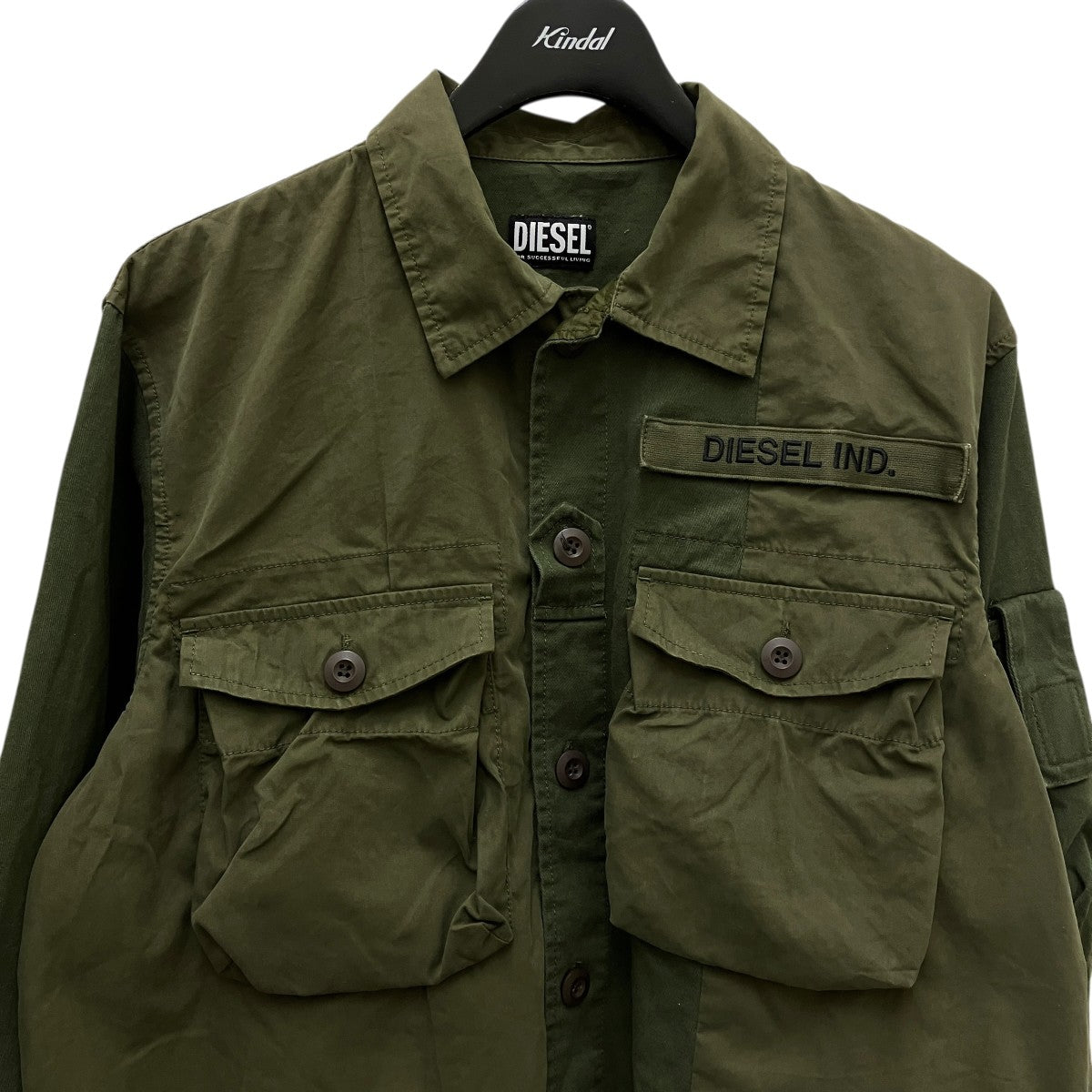 DIESEL S-ADAIRワークシャツA02674 古着・中古-3枚目のアイテム画像