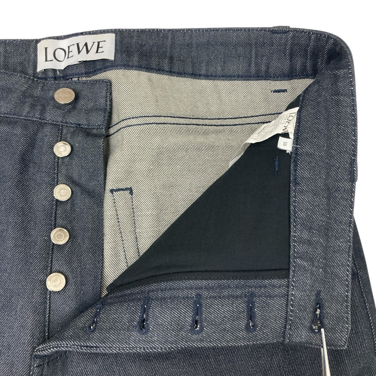 LOEWE(ロエベ) フィッシャーマンデニムパンツ 17144922101 インディゴ