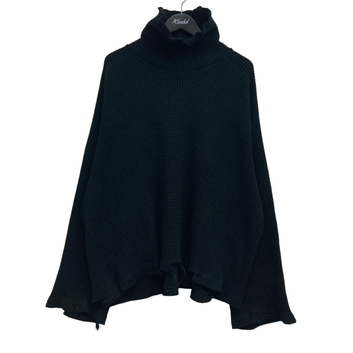 ANCELLM(アンセルム) HEAVYWAFFLE DAMAGE LS T-SHIRT タートルネック