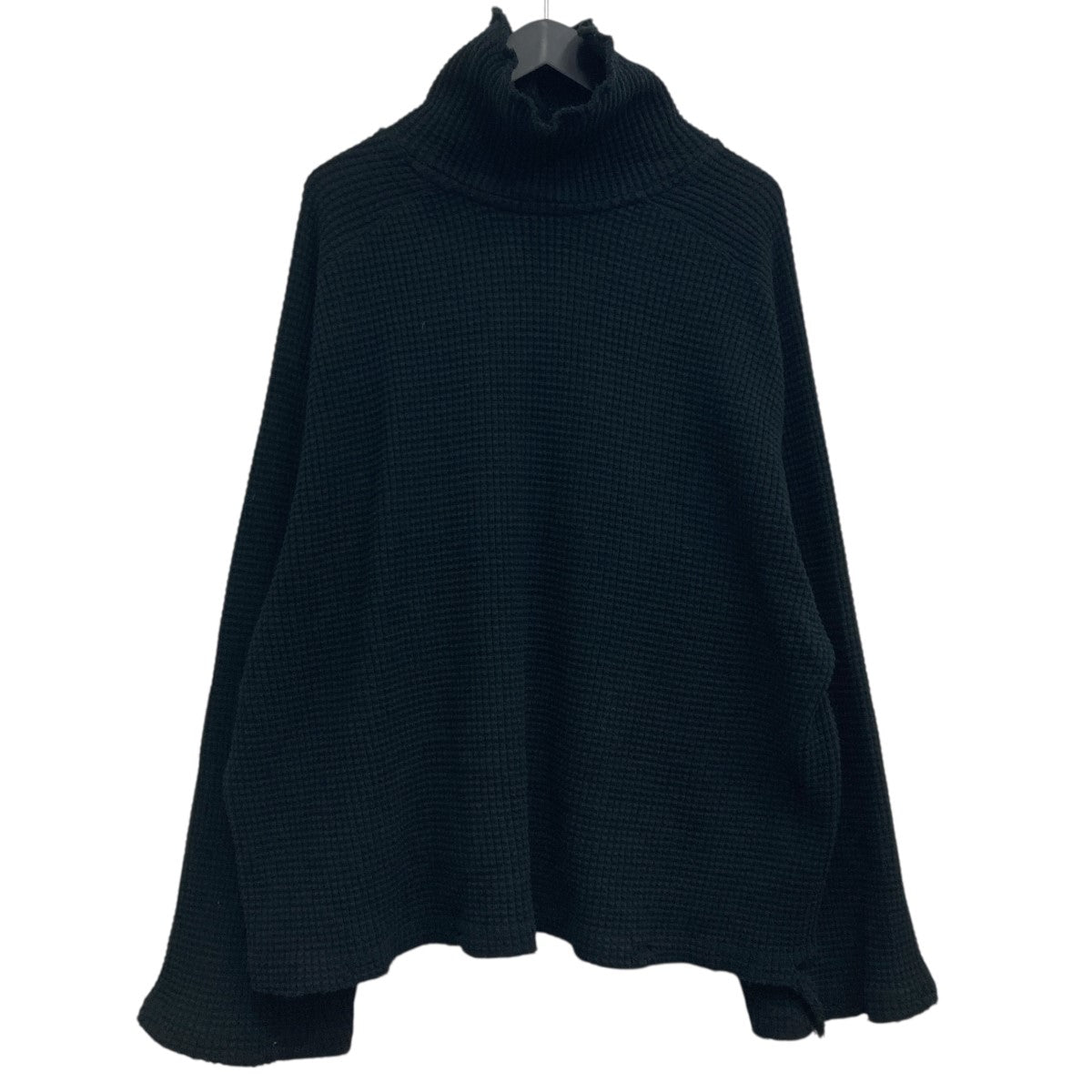 ANCELLM(アンセルム) HEAVYWAFFLE DAMAGE LS T-SHIRT タートルネック