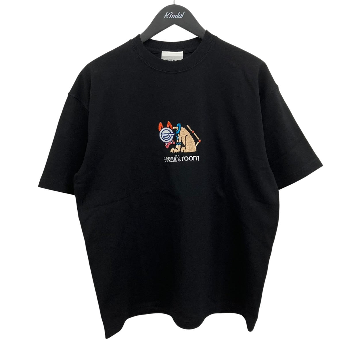 VAULT ROOM KEYDOG THE LAUGHING MAN TEEエンブロイダリーデザインTシャツ 古着・中古-1枚目のアイテム画像
