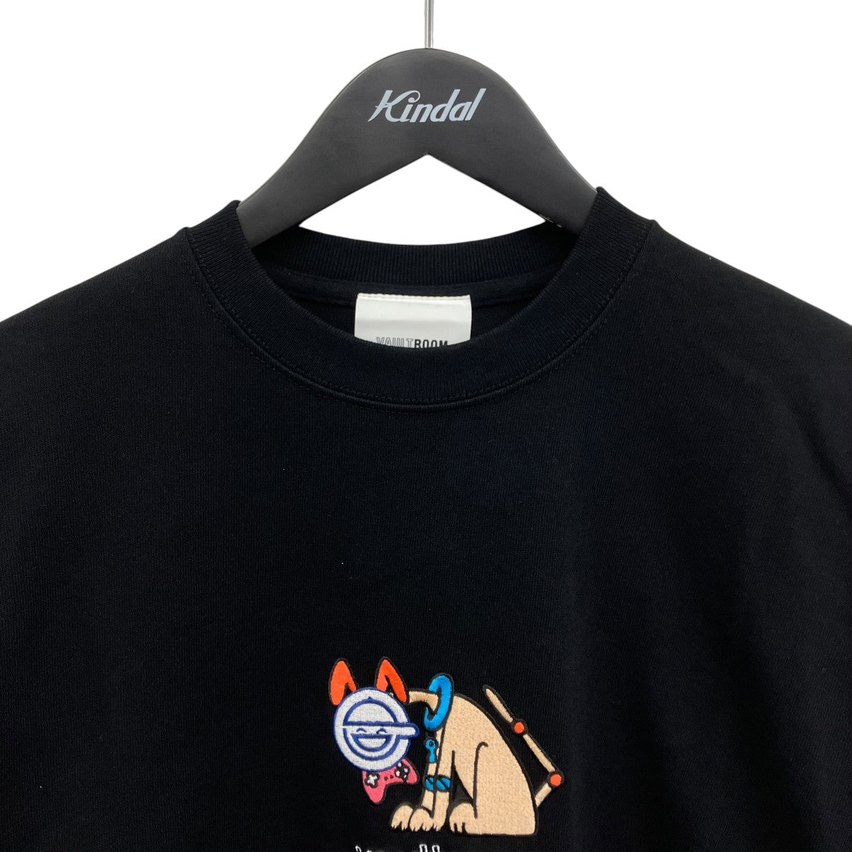 VAULT ROOM KEYDOG THE LAUGHING MAN TEEエンブロイダリーデザインTシャツ 古着・中古-3枚目のアイテム画像