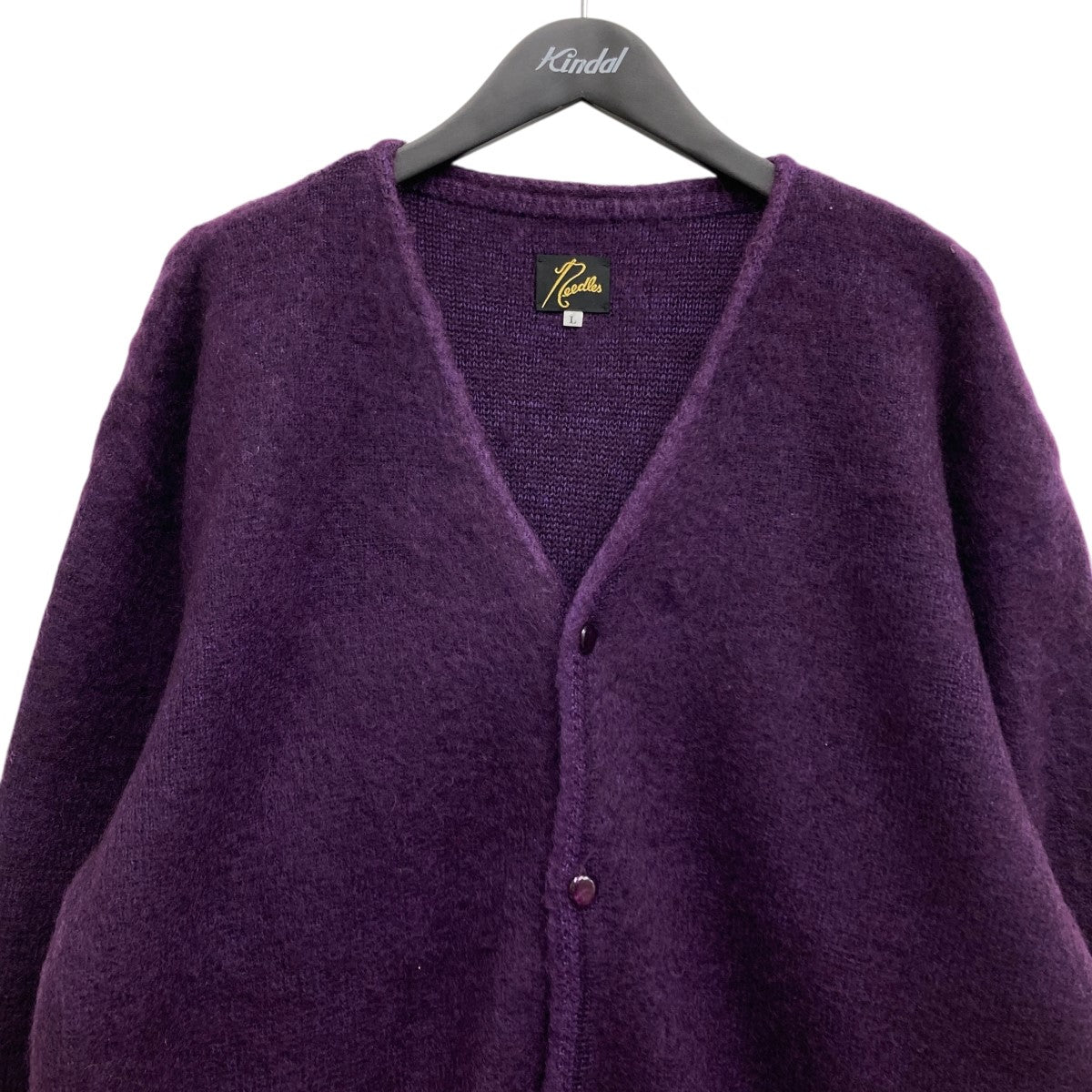Needles(ニードルズ) モヘアカーディガン JO259 パープル サイズ L