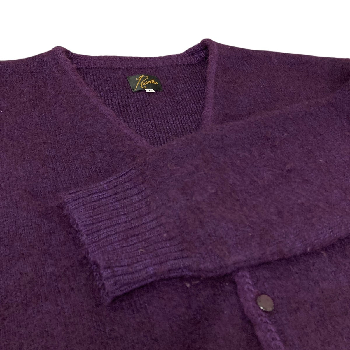 Needles(ニードルズ) モヘアカーディガン JO259 パープル サイズ L
