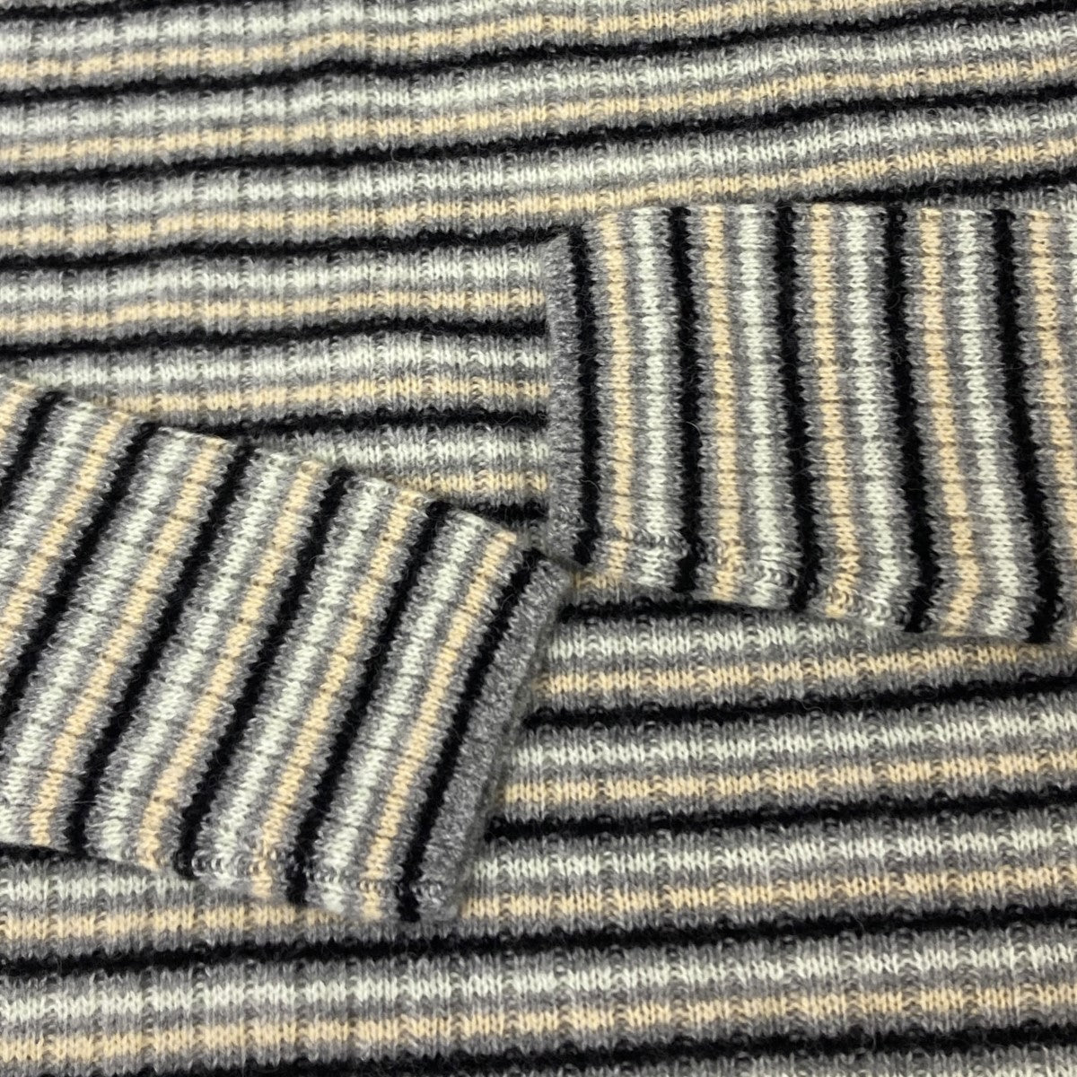 AURALEE(オーラリー) SHETLAND WOOL CASHMERE RIB KNIT P O カシミヤ