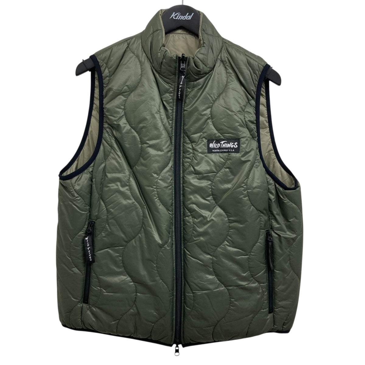 WILD THINGS(ワイルドシングス) ジップアップ中綿ベスト MONSTER VEST