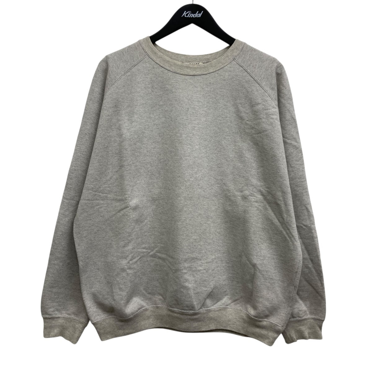 AURALEE(オーラリー) SUPER SOFT SWEAT BIG P O クルーネック