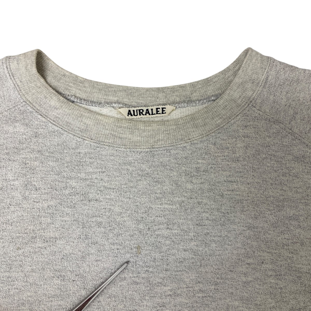AURALEE(オーラリー) SUPER SOFT SWEAT BIG P O クルーネック