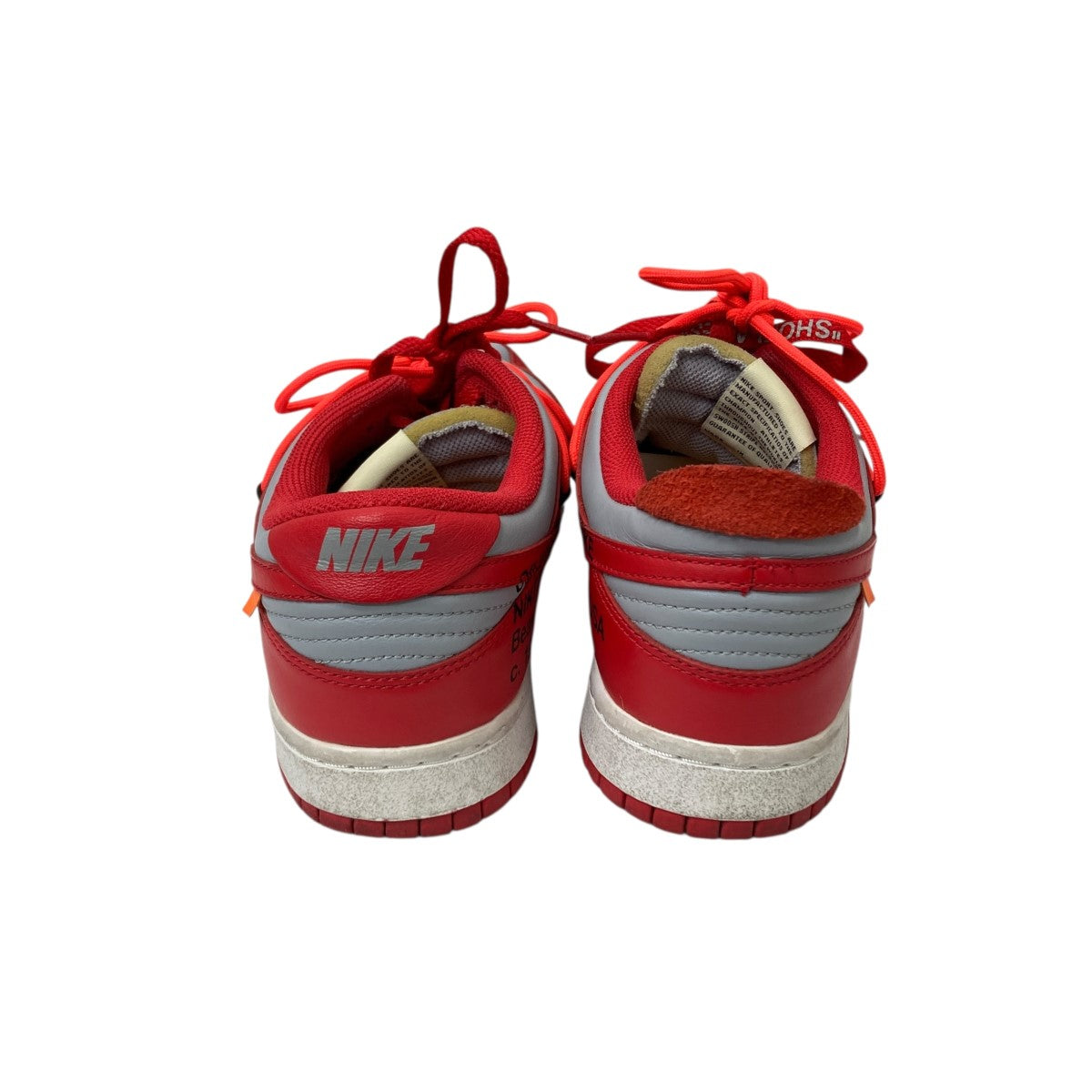 NIKE×OFFWHITE ローカットスニーカー 古着・中古-2枚目のアイテム画像