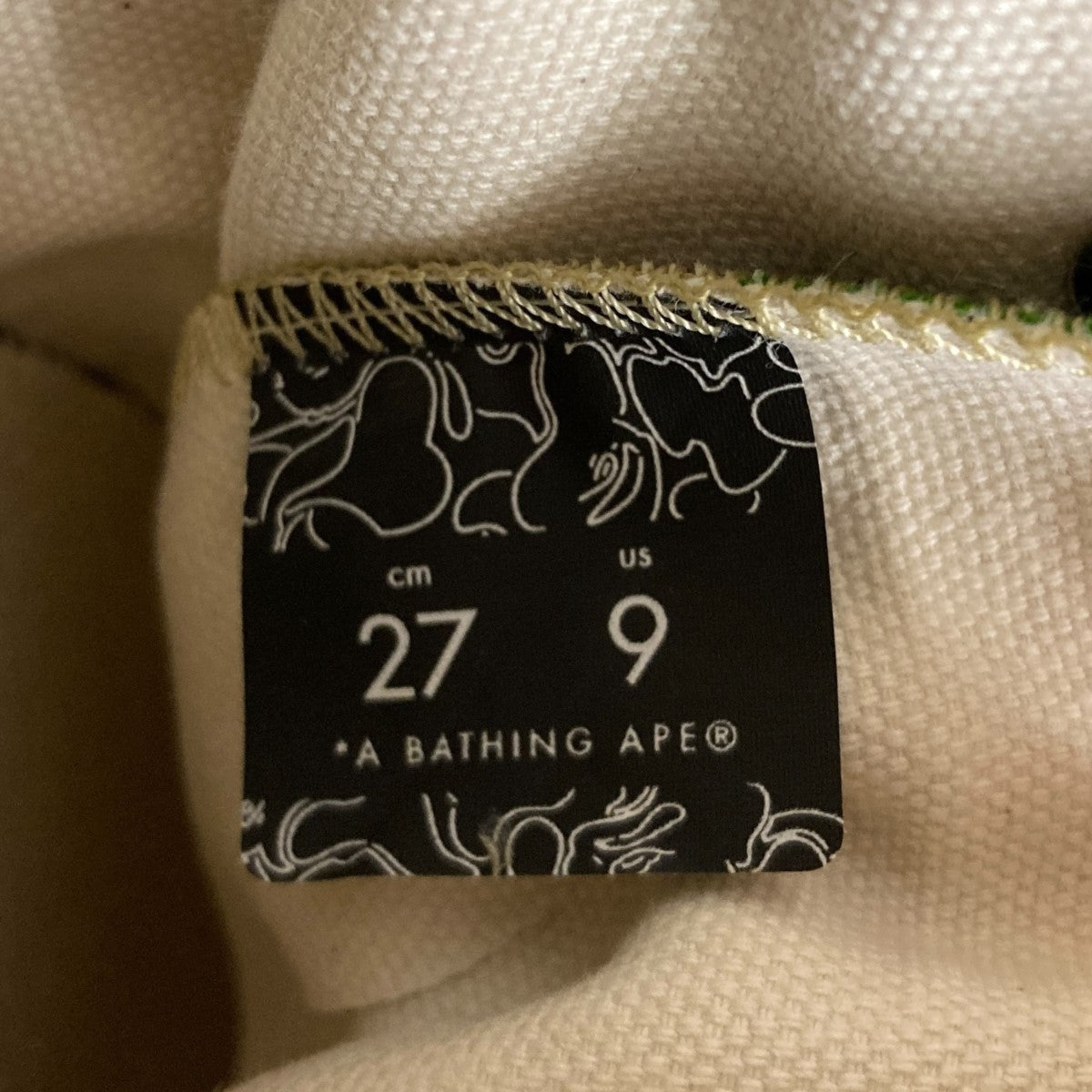 A BATHING APE ローカットスニーカー 古着・中古-6枚目のアイテム画像