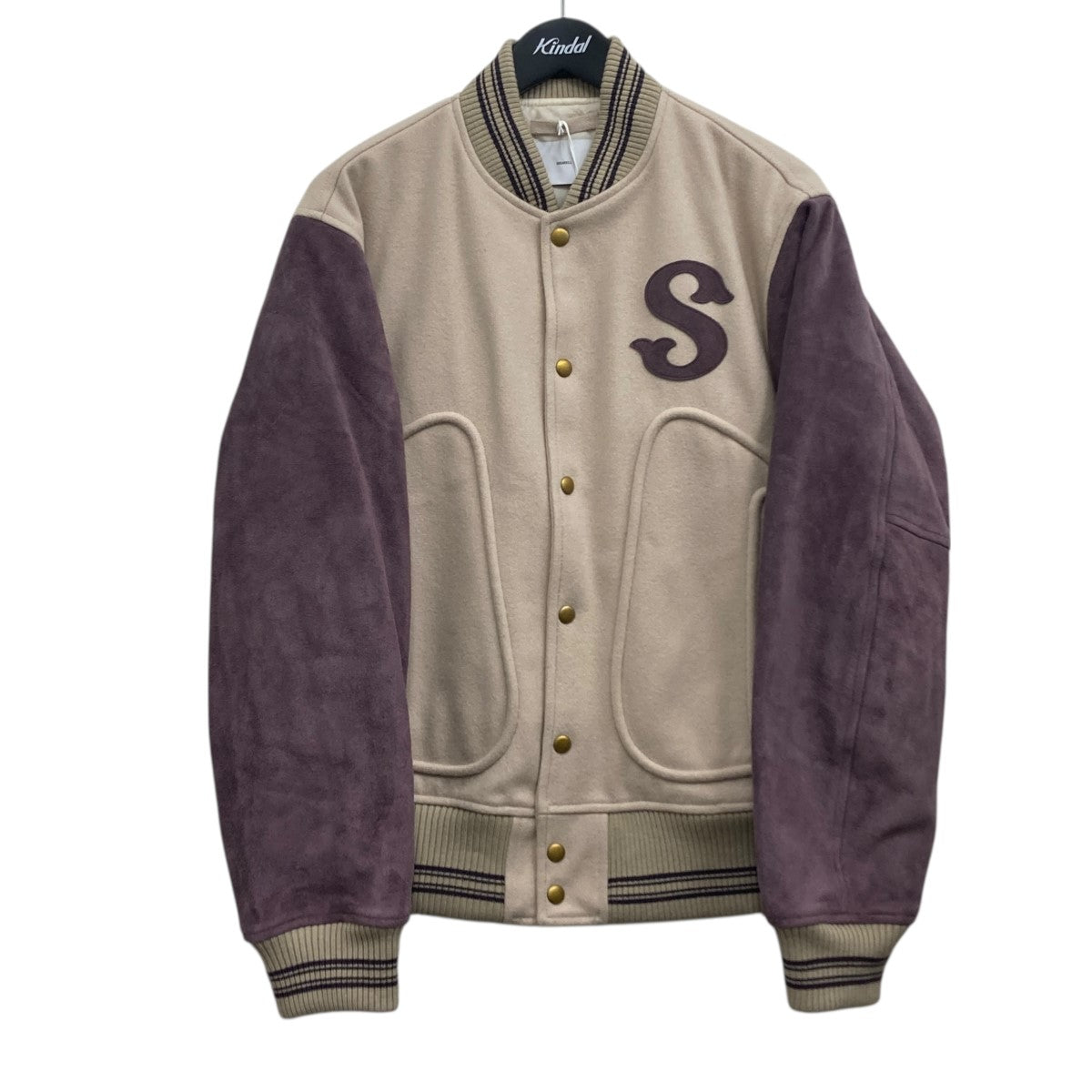 LEATHER STUDIUM JACKET スタジャン