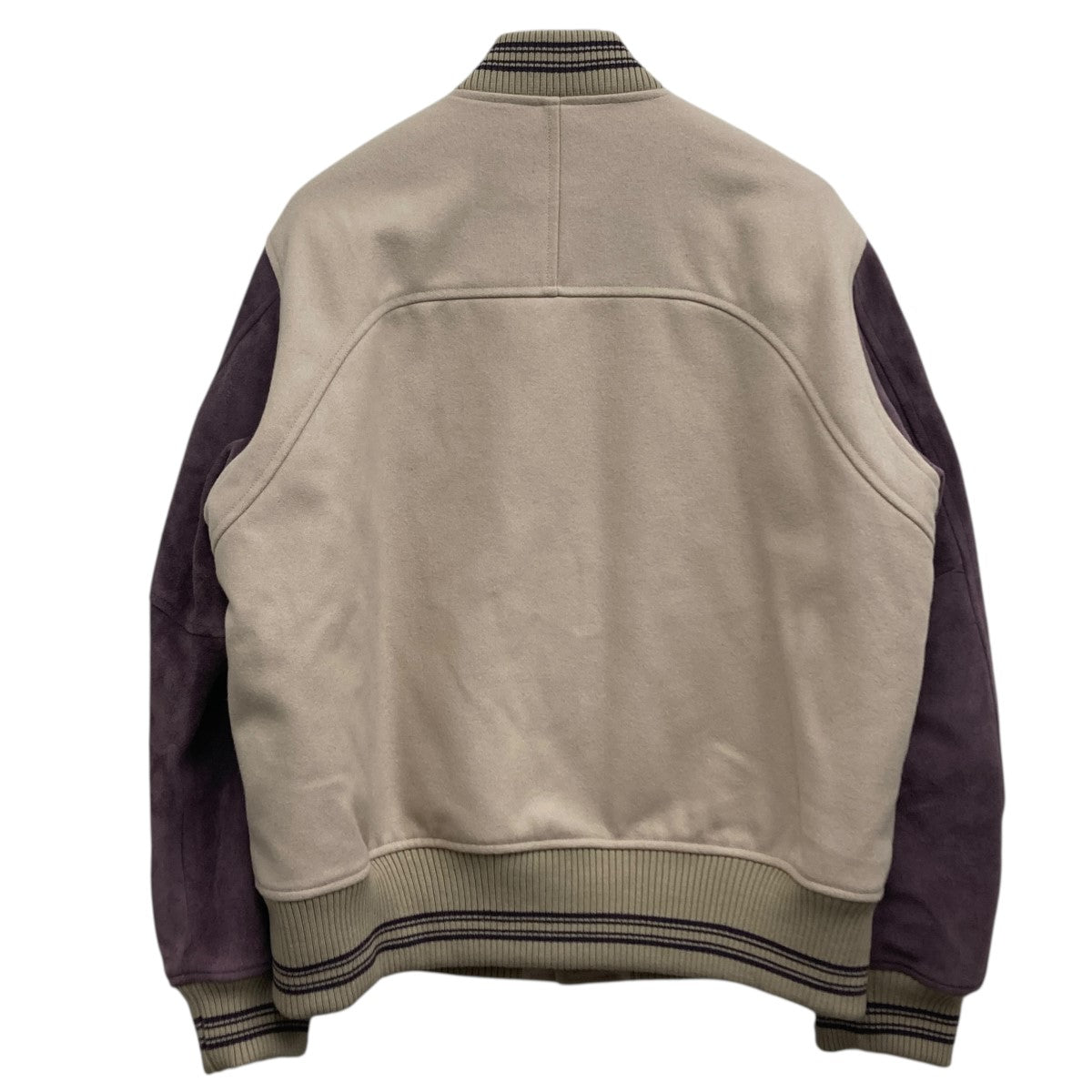 LEATHER STUDIUM JACKET スタジャン