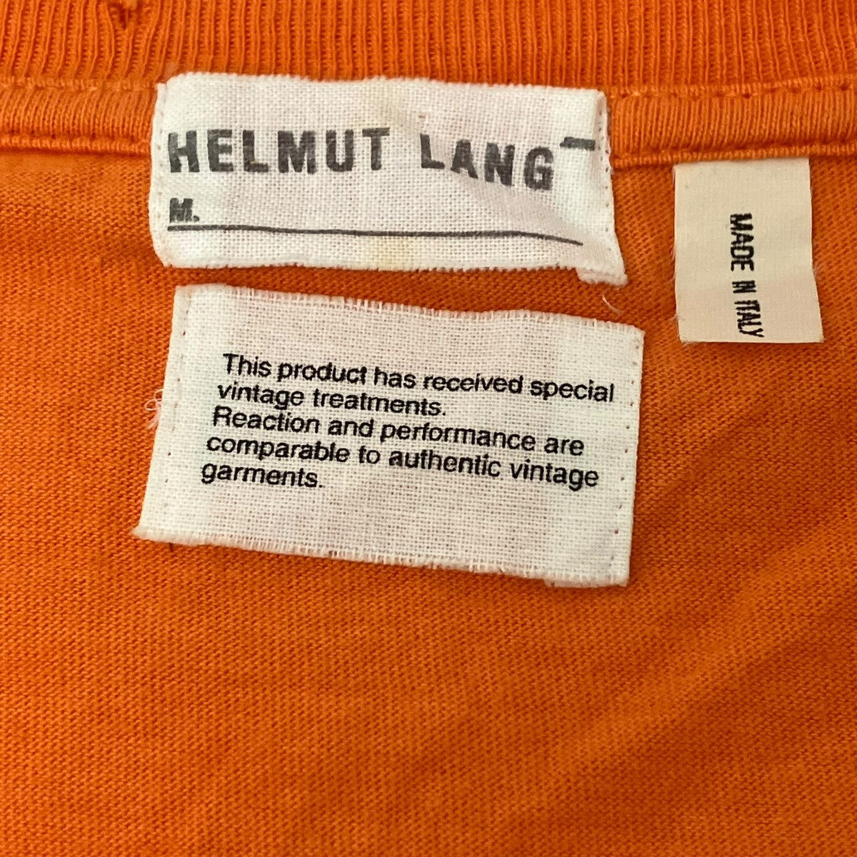 HELMUT LANG ビンテージ加工長袖Tシャツ 古着・中古-6枚目のアイテム画像