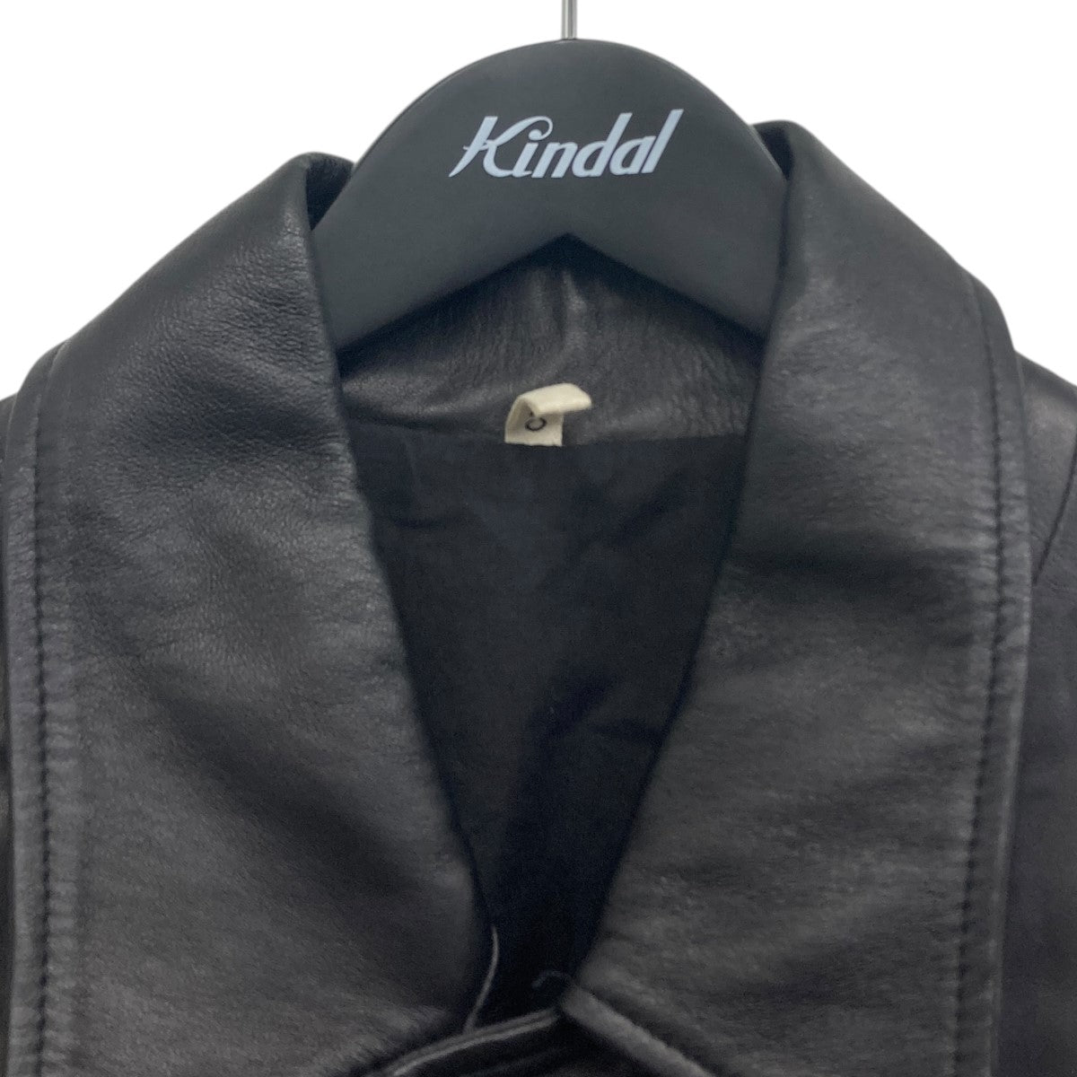 ccu(シーシーユー) WILLIAM OPENCOLLAR SHIRTJACKET SHEEP レザー