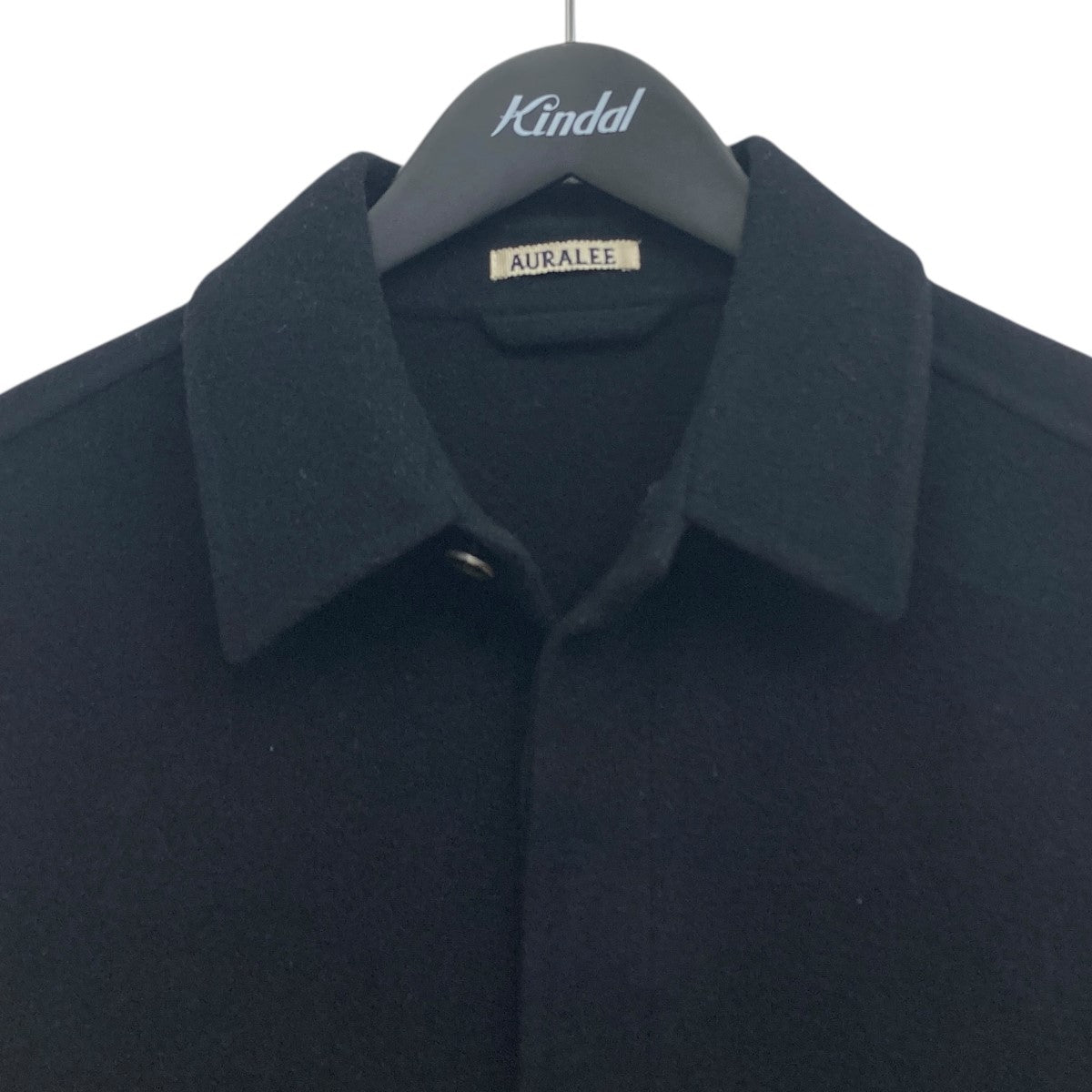 AURALEE(オーラリー) DOUBLE CLOTH PILE MOSSER HANDSEWN SHIRT