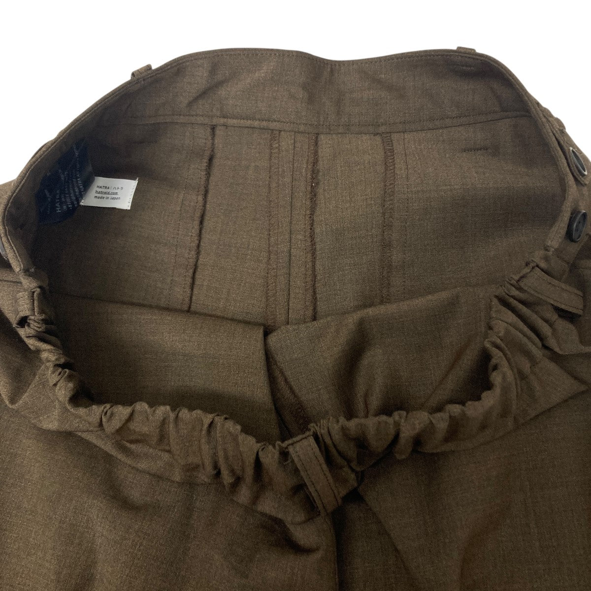 HATRA Dia Trousers デザイン スラックス パンツ Dia Trousers / black – HATRA OFFICIAL