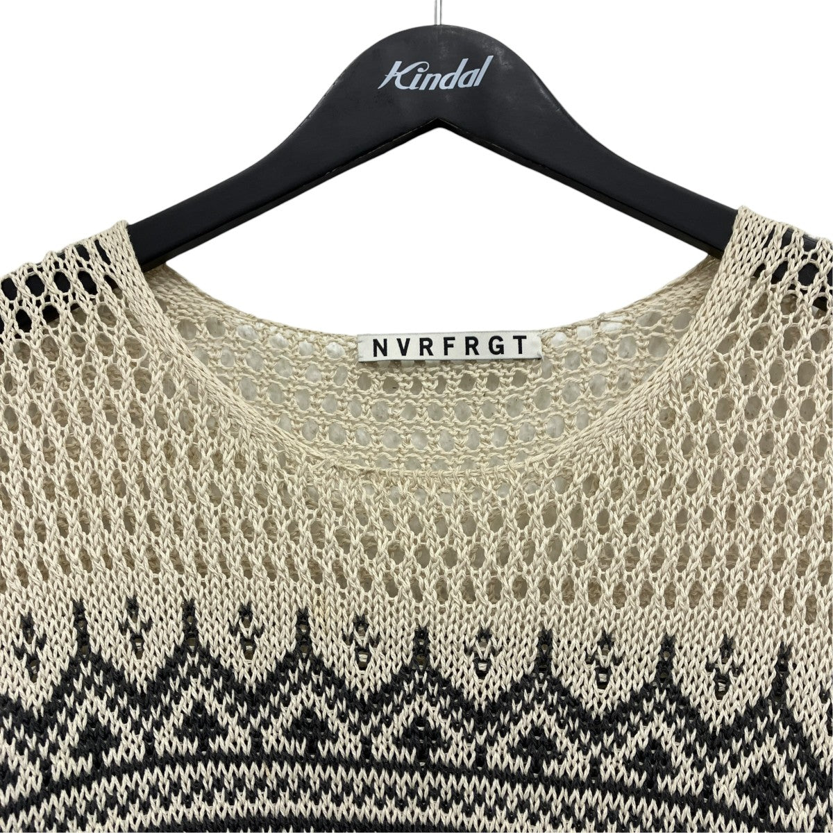 NVRFRGT メッシュノルディックセーター 古着・中古-3枚目のアイテム画像