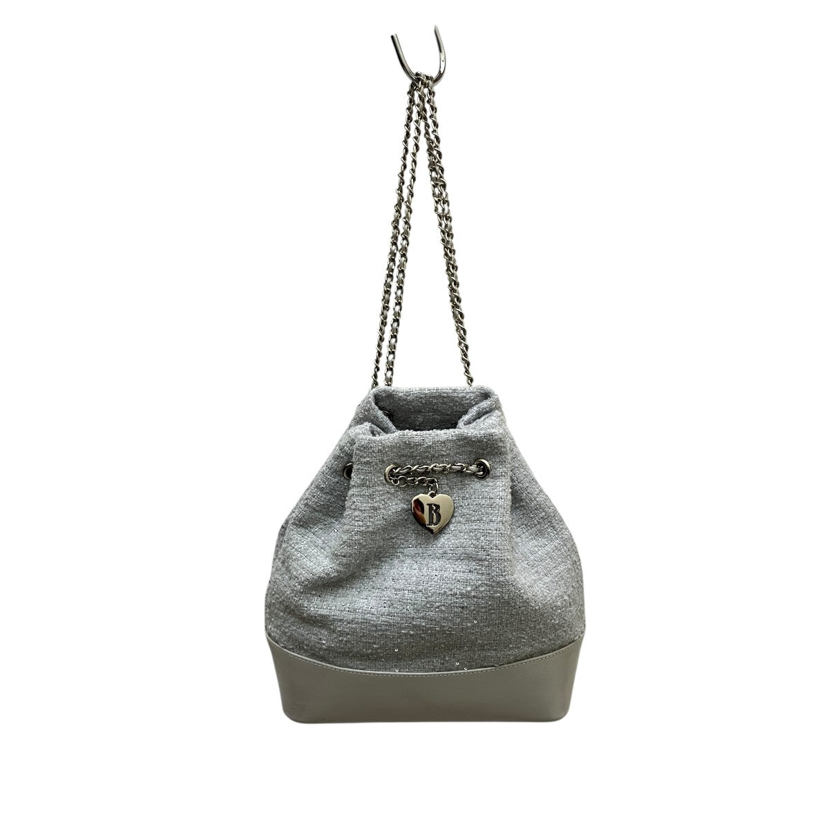 The Barnnet MINT TWEED DRAWSTRING CHAIN BACKPACKツイードチェーンバックパック 古着・中古-1枚目のアイテム画像