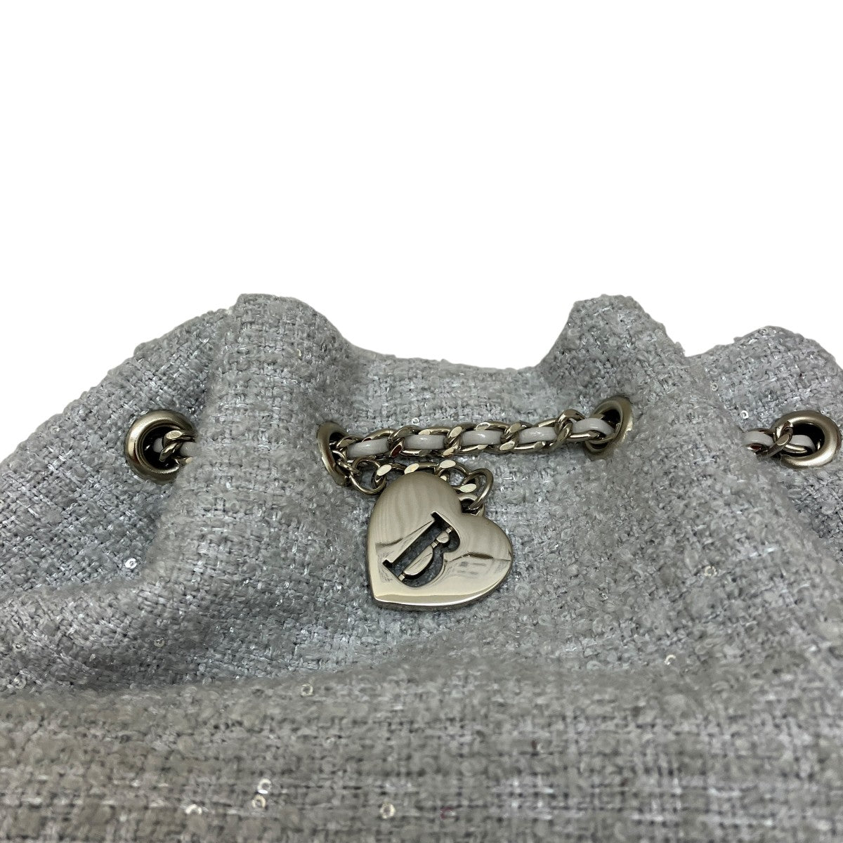 The Barnnet MINT TWEED DRAWSTRING CHAIN BACKPACKツイードチェーンバックパック 古着・中古-5枚目のアイテム画像