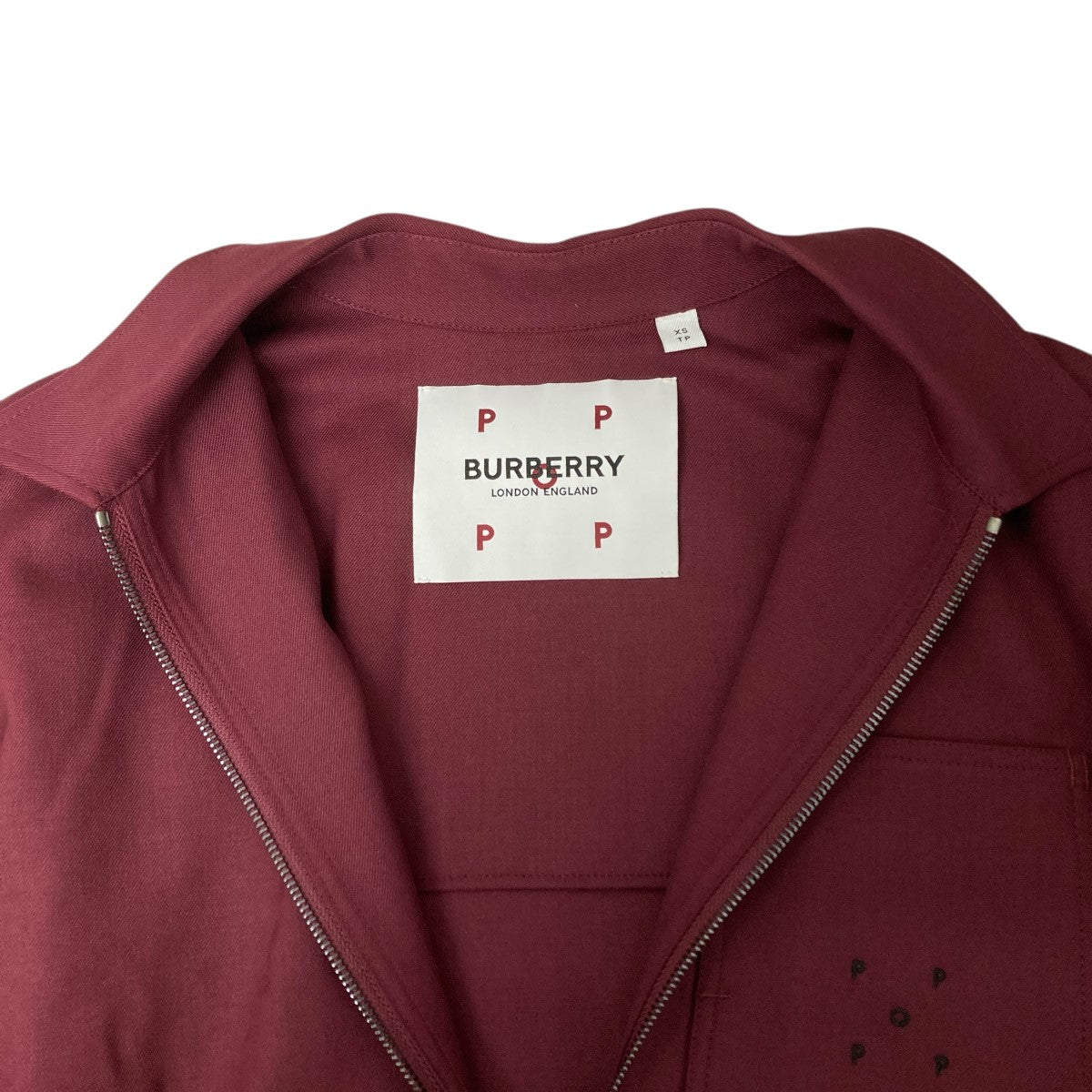 BURBERRY×POP TRADING COMPANY ジップアップジャケット 8057291