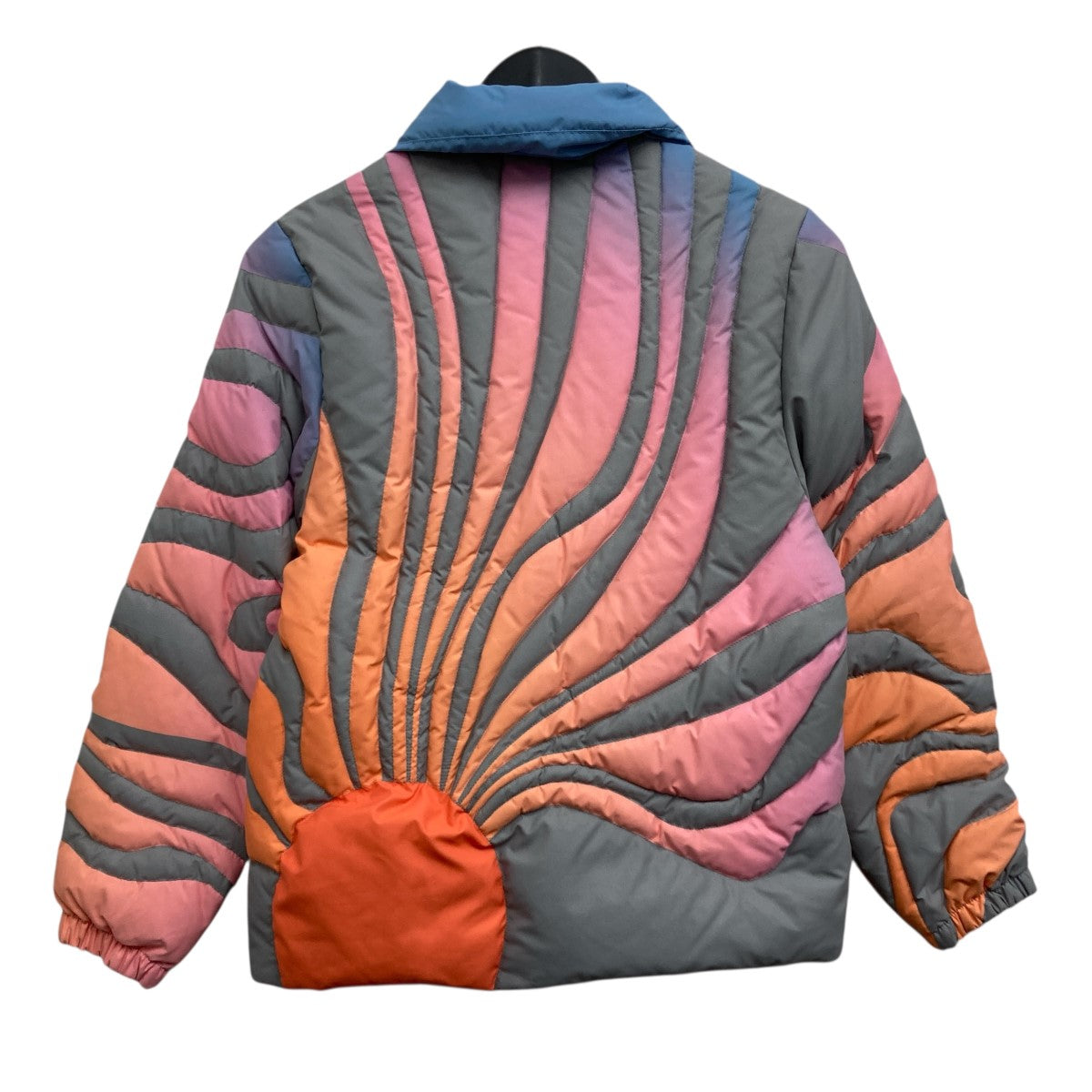 SUN BOMBER PUFFER JACKET 総柄ダウンジャケット