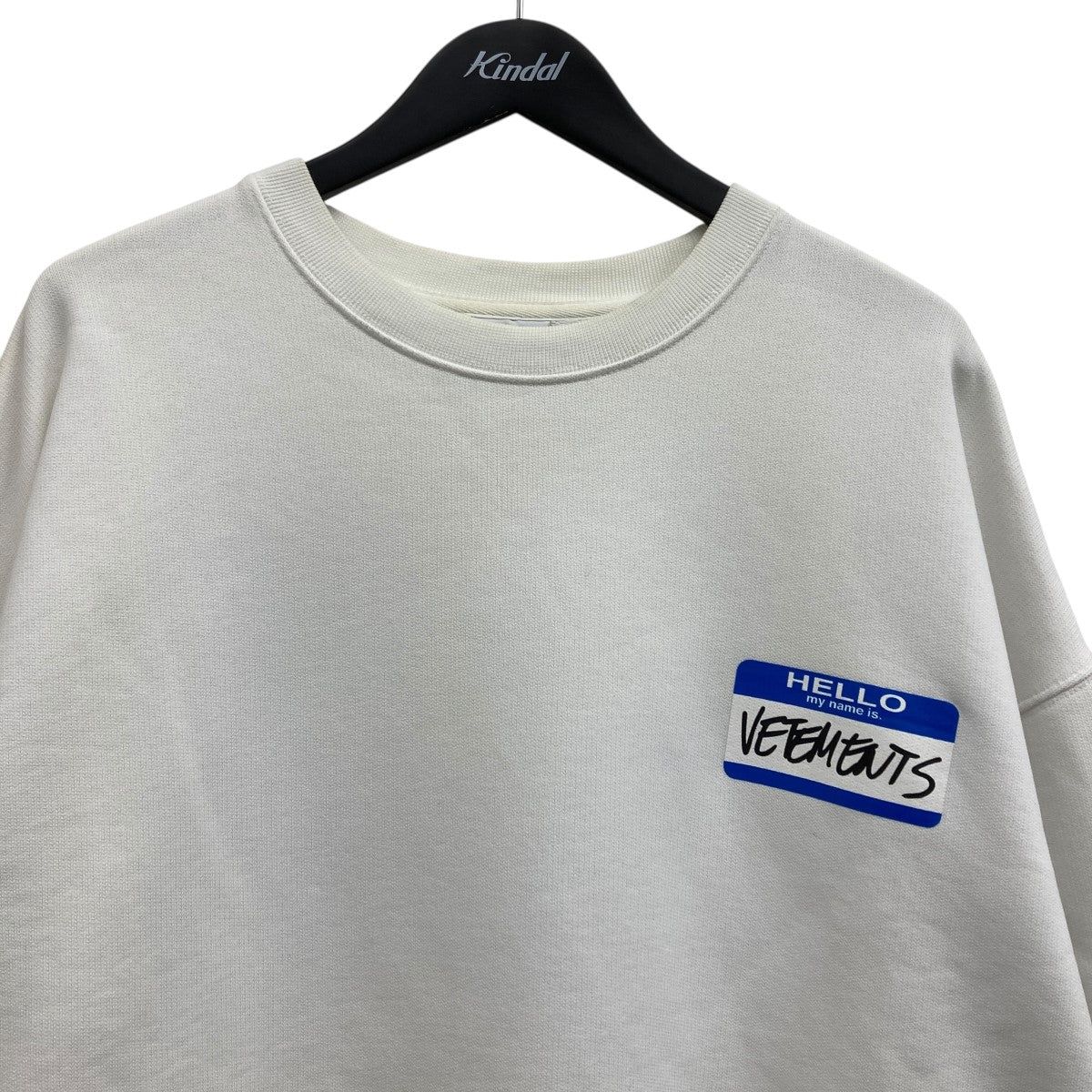 VETEMENTS(ヴェトモン) HELLO My Name Is ロングスウェット UA52TR630W