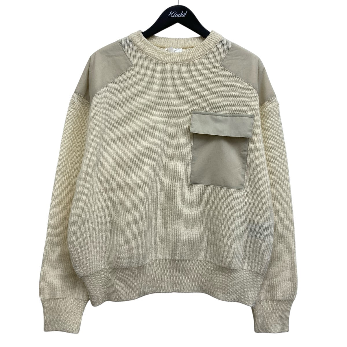 STUDIOUS別注TRNG ONLY KNIT PO クルーネックニット