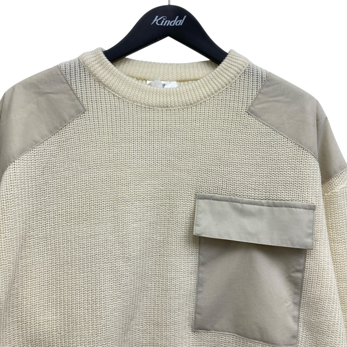 STUDIOUS別注TRNG ONLY KNIT PO クルーネックニット