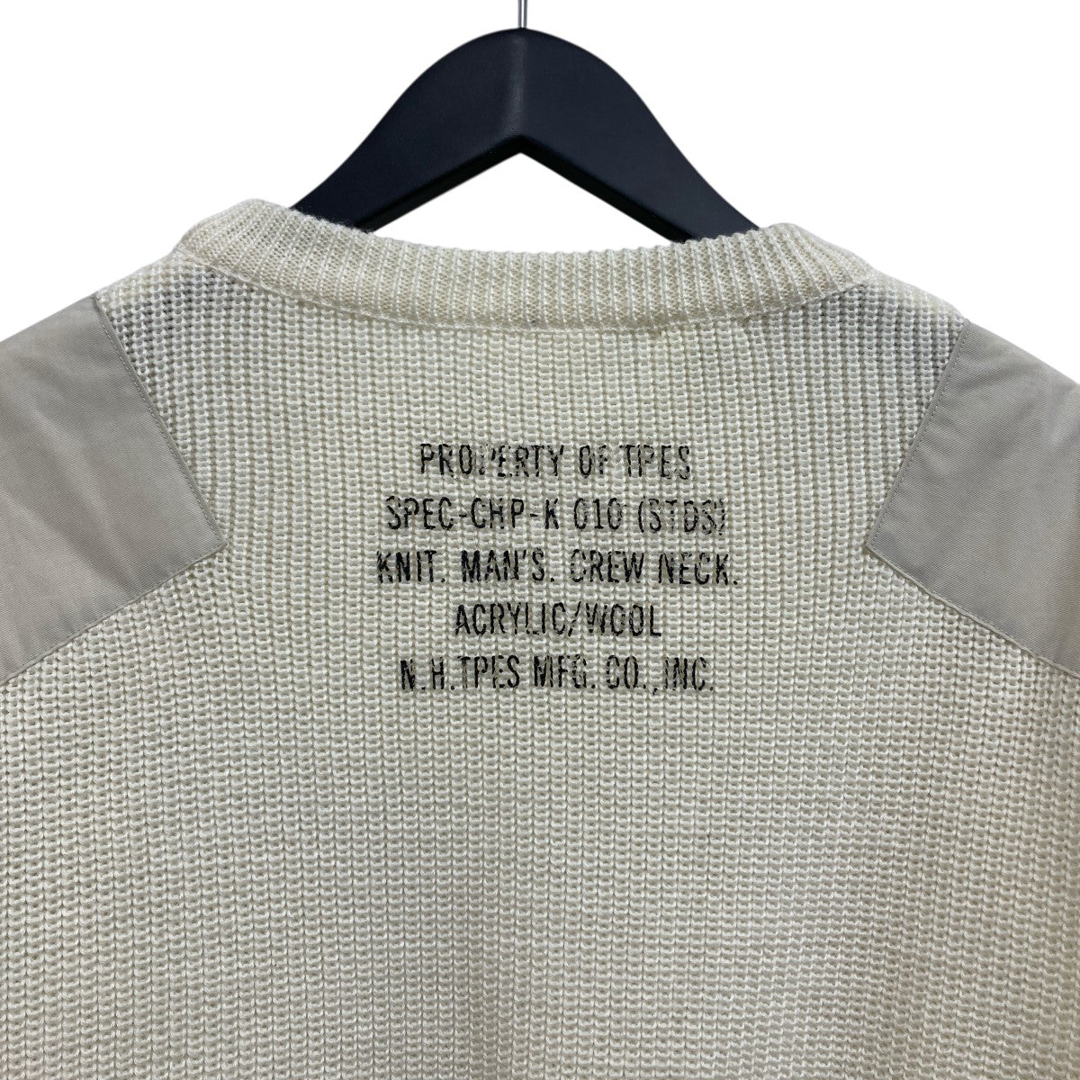 STUDIOUS別注TRNG ONLY KNIT PO クルーネックニット