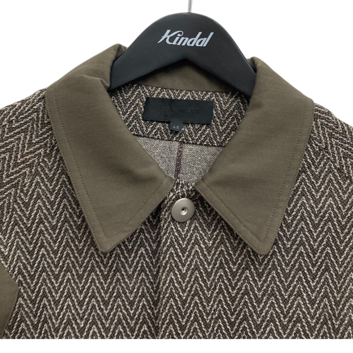 ジャケット・アウター Omar Afridi Bove Jacket Brown Omar Afridi Brown & Beige Bove Jacket Omar Afridi