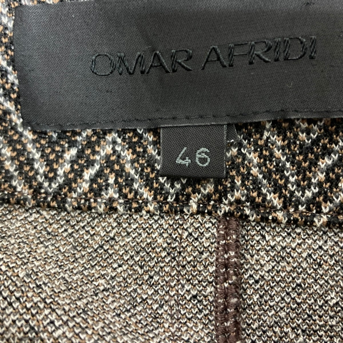 Omar Afridi(オマールアフリディ) Bove Jacket ブラウン サイズ 46 Omar Afridi(オマールアフリディ) Bove Jacket ブラウン サイズ 46