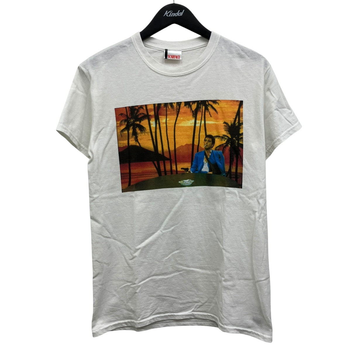 SCARFACE×MARBLES プリントTシャツ 古着・中古-1枚目のアイテム画像